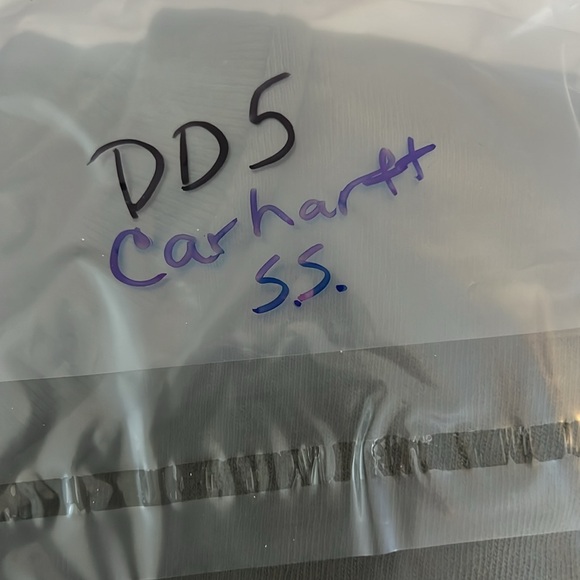 Carhartt Men's Casual Original Fit Brown/Green Short Sleeve Pocket T Shirt XL - Picture 8 of 8